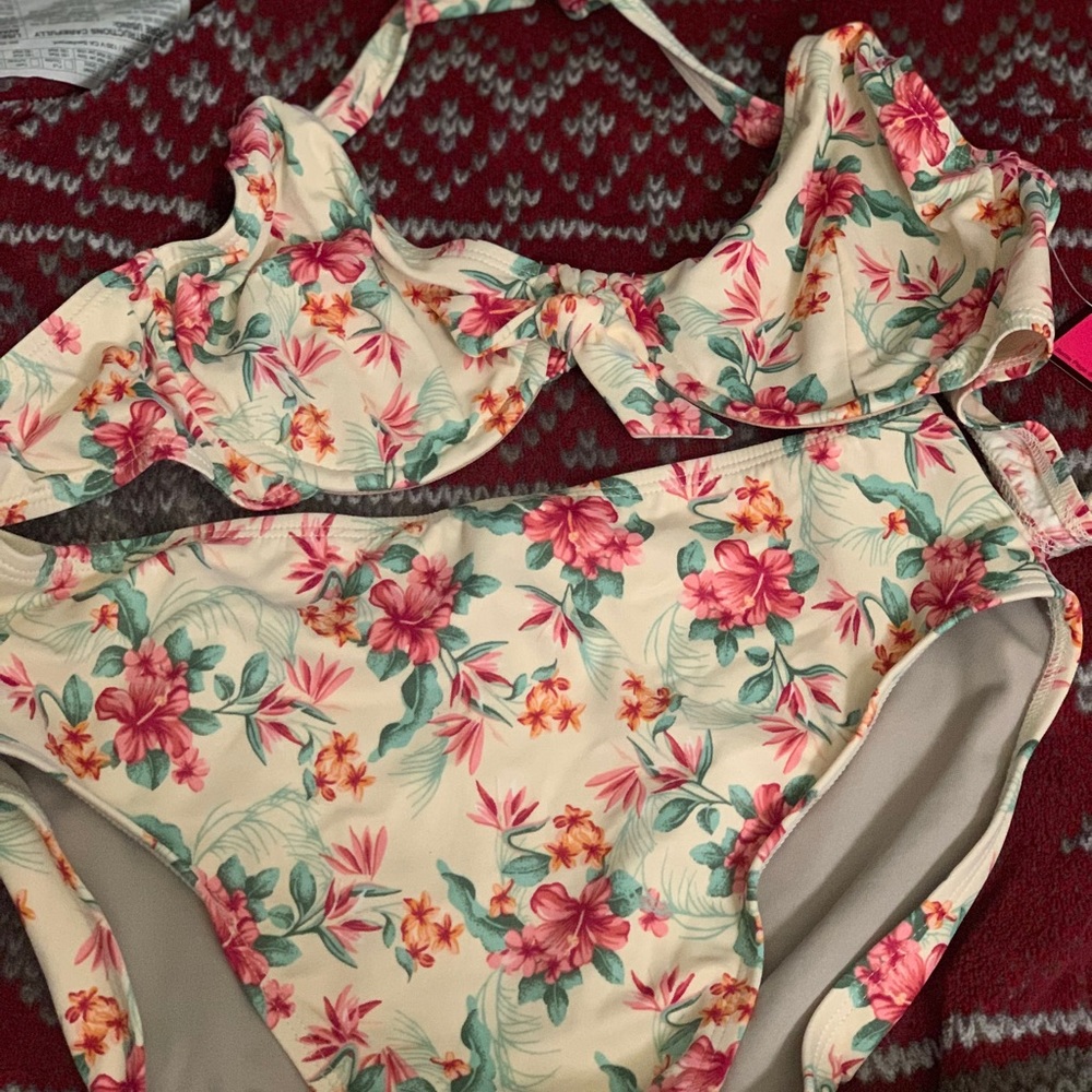 Bettie Page two piece swim suit